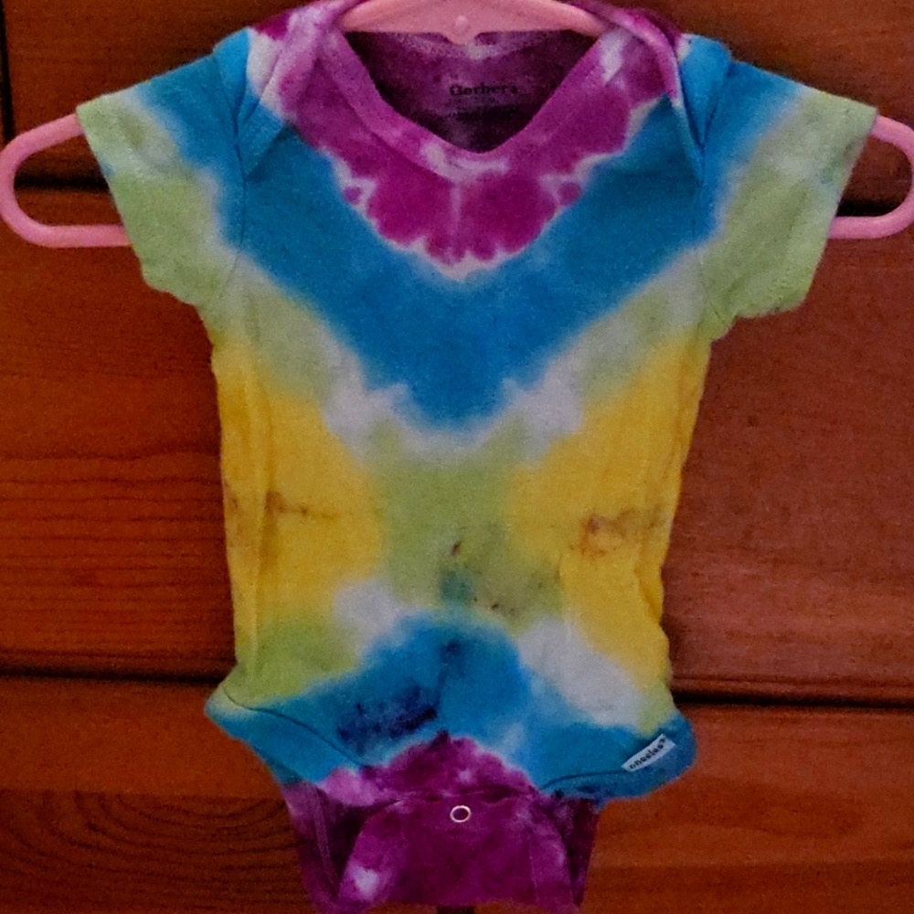 Too cool Tye dye onesie